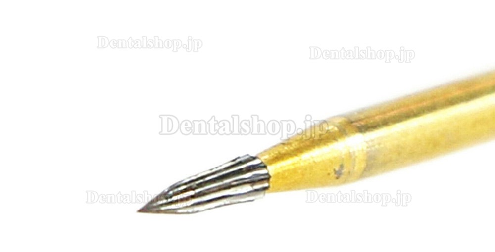 10Pcs Wave Dental 歯科用狭いテーパーエンドTF 7902 カーバイドバー 12ブレード